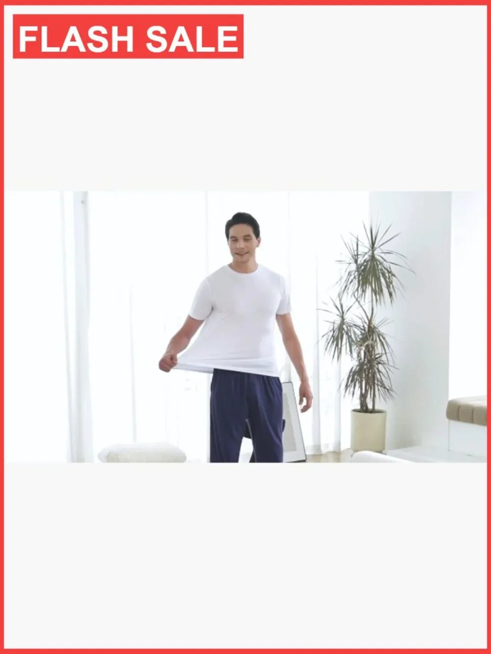 3-Pack Men's Crew Neck Undershirts Moisture Wicking Stretch Tees